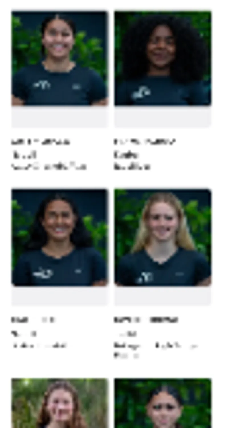 Tania Dalton Foundation website, on a phone