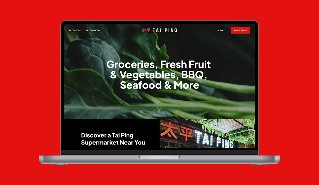 Tai Ping Supermarket website