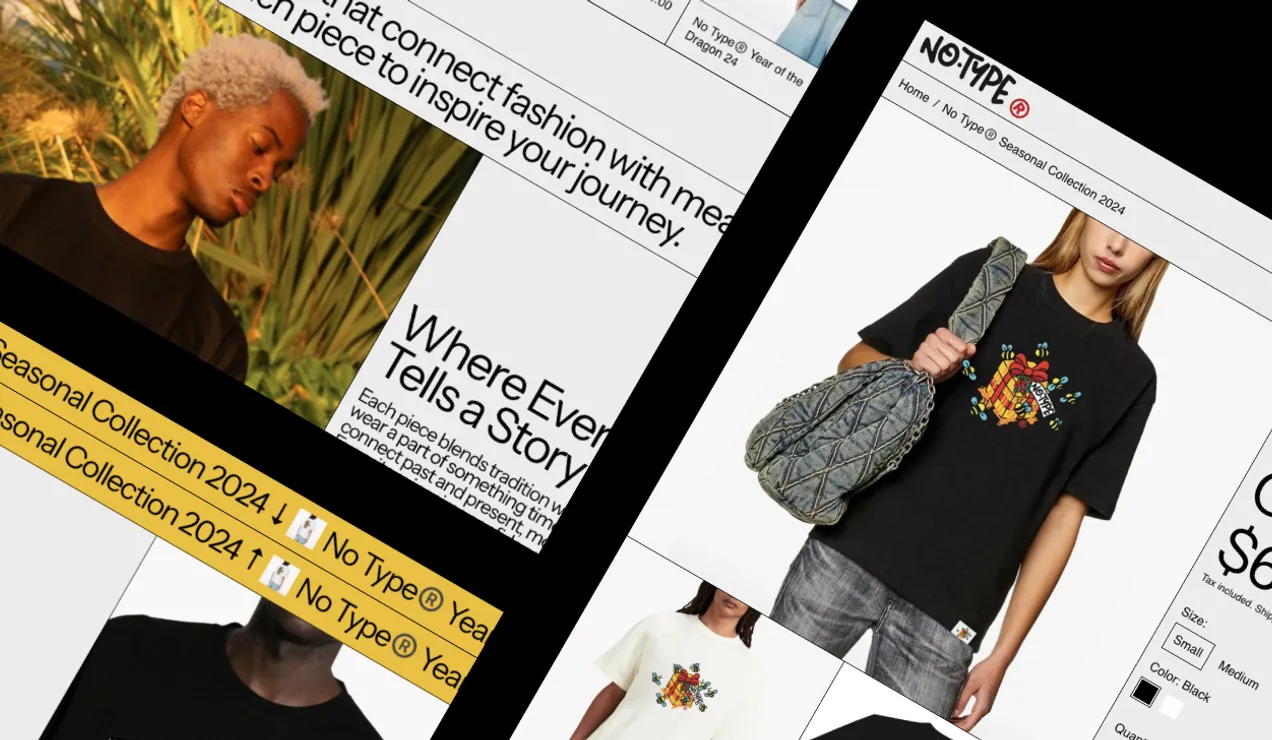 No Type website